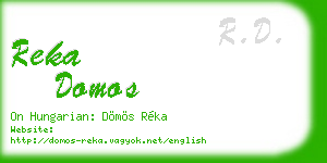 reka domos business card